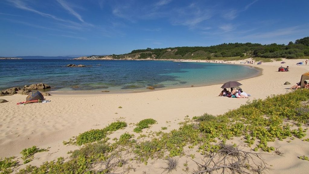Panorámica de Praia de Con Negro, Pontevedra