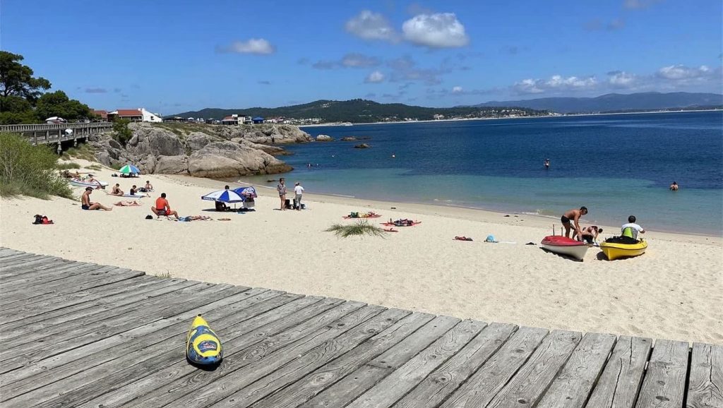 Entorno natural de Praia de Confín en Pontevedra
