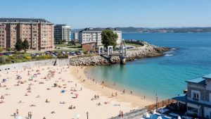 Praia de Corón (Vilanova de Arousa, A Coruña)