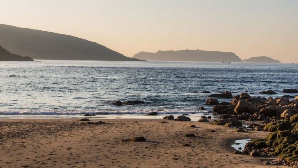 Vista del entorno de Corón, Galicia, A Coruña