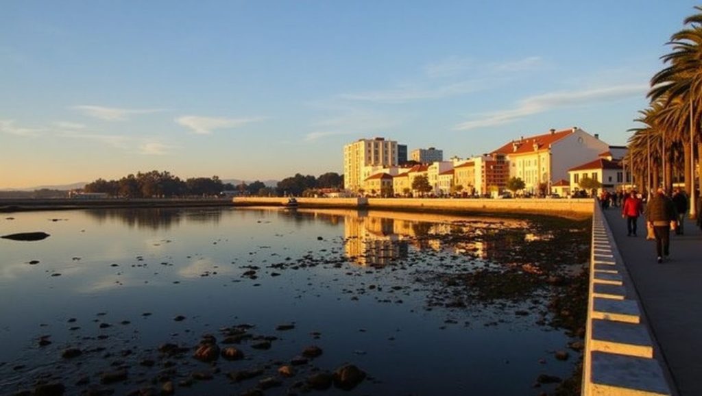 Entorno natural de Praia de Correlo en Pontevedra
