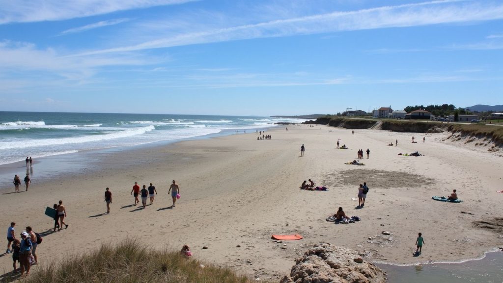 Panorámica de Praia de Coto, Lugo
