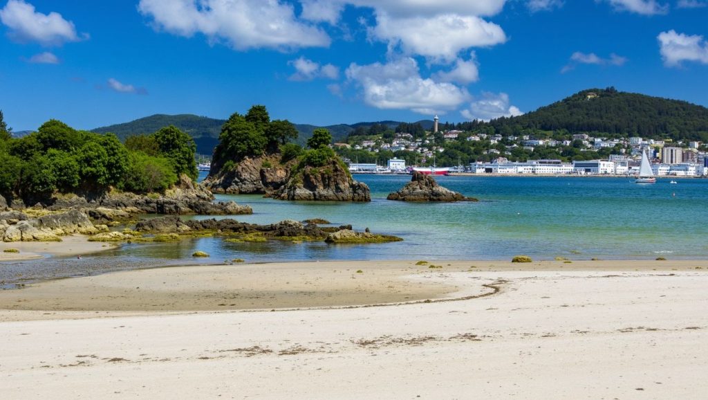 Panorámica de Praia de Covas, Lugo