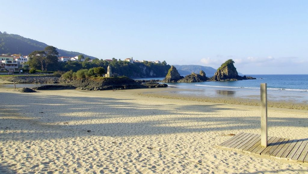 Aguas de Praia de Covas en Viveiro (Lugo)