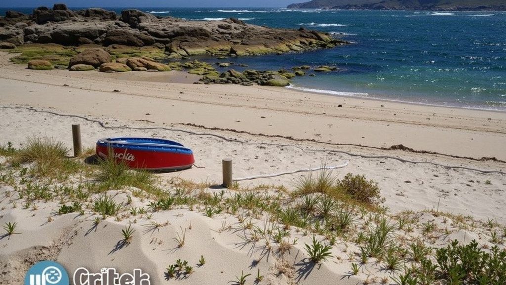 Panorámica de Praia de Cubelas, Lugo