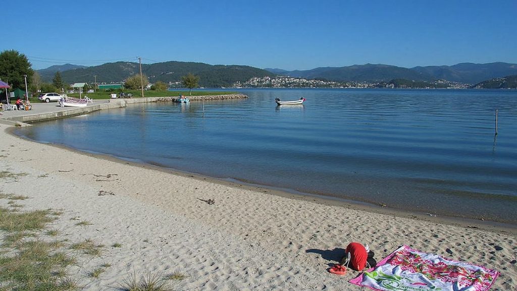 Panorámica de Praia de Deilán, Pontevedra
