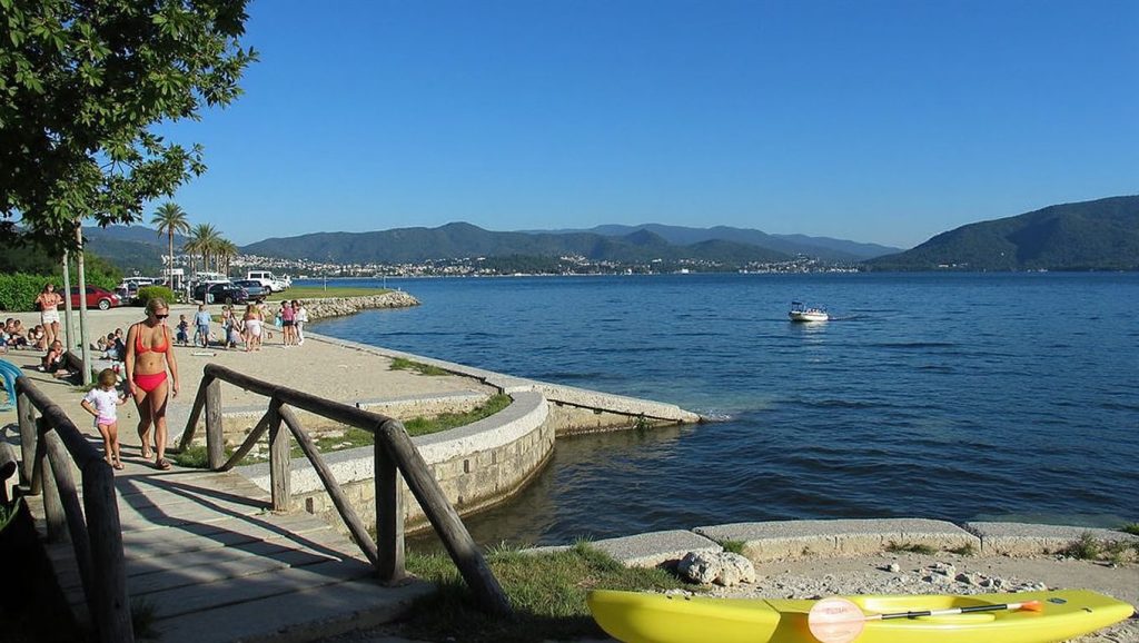 Entorno natural de Praia de Deilán en Pontevedra