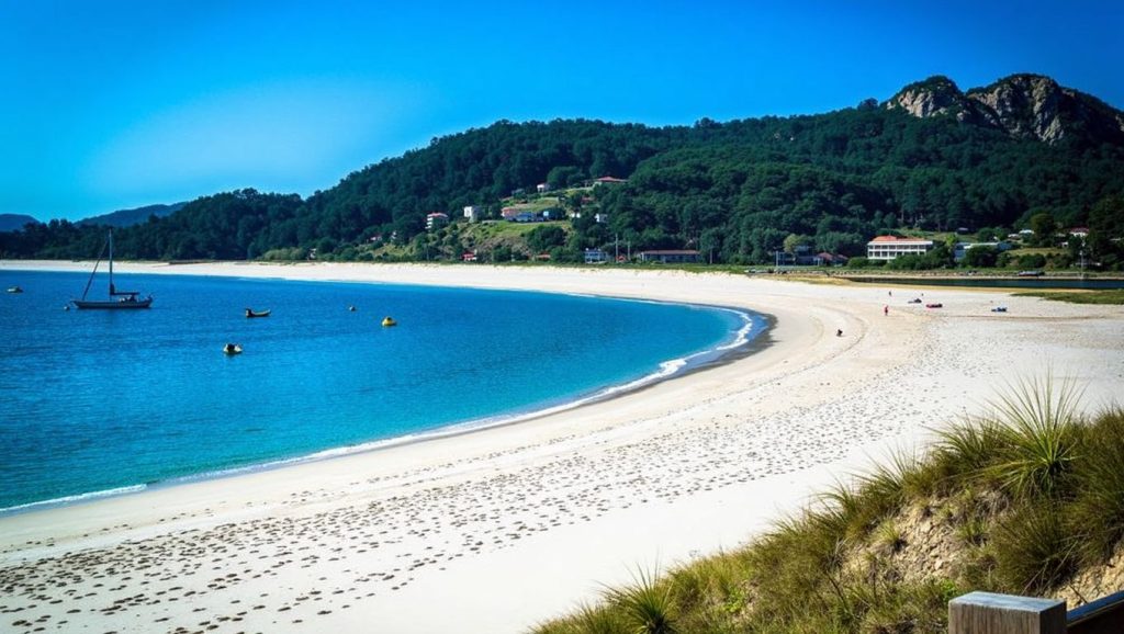 Entorno natural de Praia de entrepontes en A Coruña