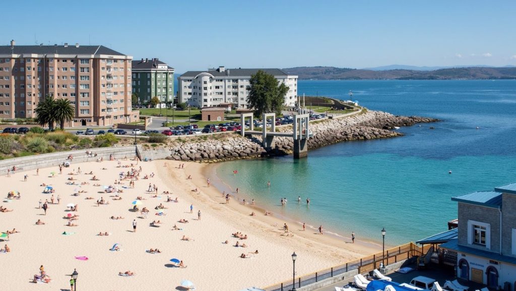 Praia de Entrepuntas (Galicia) — playa en la costa de A Coruña