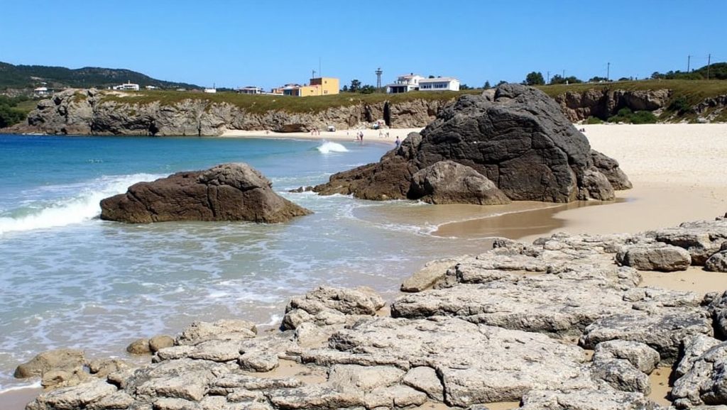 Praia de Esmelle en Ferrol (A Coruña)