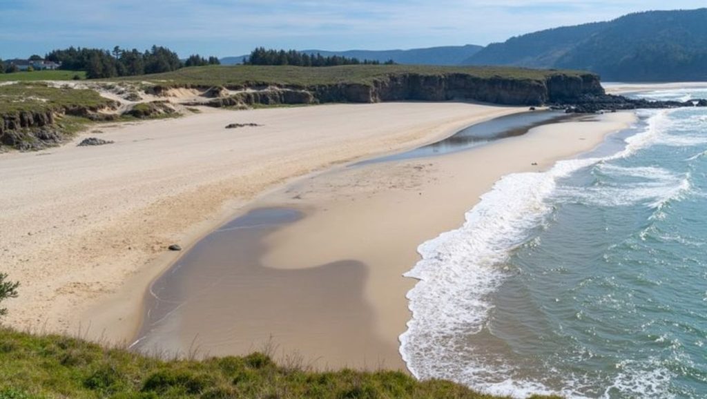 Aguas de Praia de Esmelle en Ferrol (A Coruña)