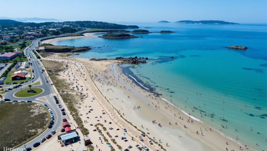 Praia de Espiñeiro en Galicia (A Coruña)
