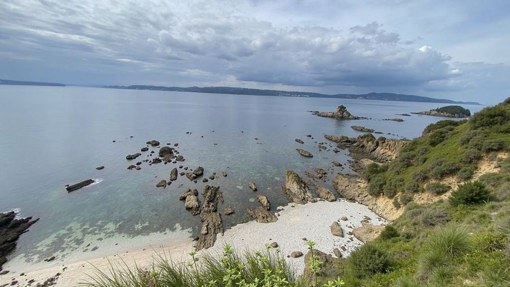 Panorámica de Praia de Estacas, A Coruña