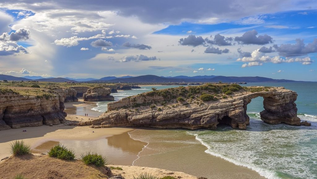 Panorámica de Praia de Esteiro, Asturias