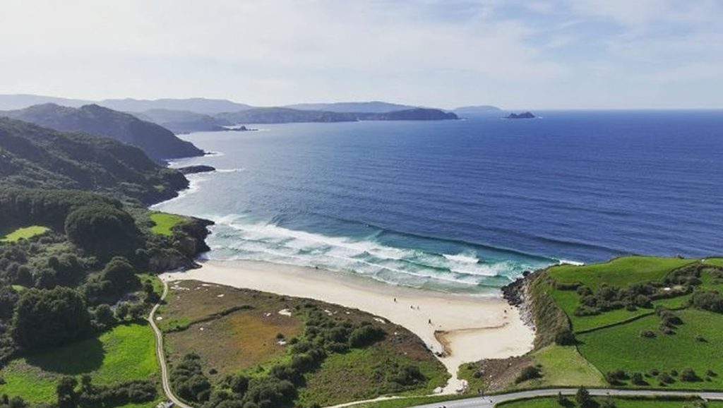 Aguas de Praia de Esteiro en Ribadeo (Asturias)