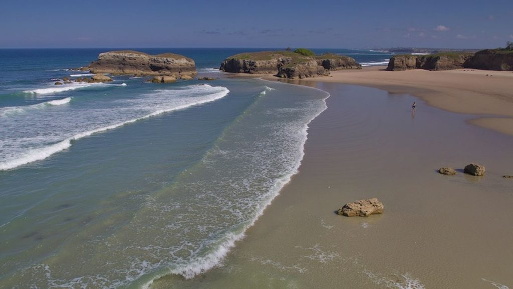 Entorno natural de Praia de Esteiro en Asturias