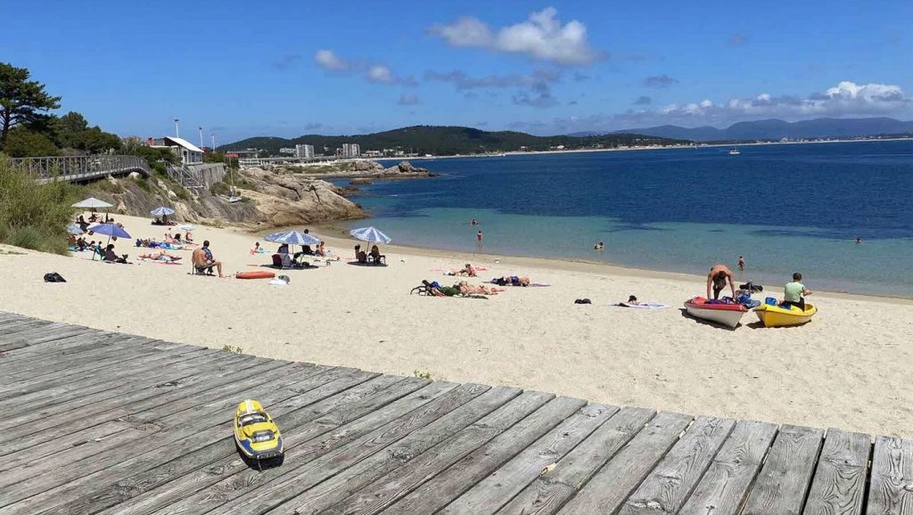 Praia de Farruco en O Grove (Pontevedra)