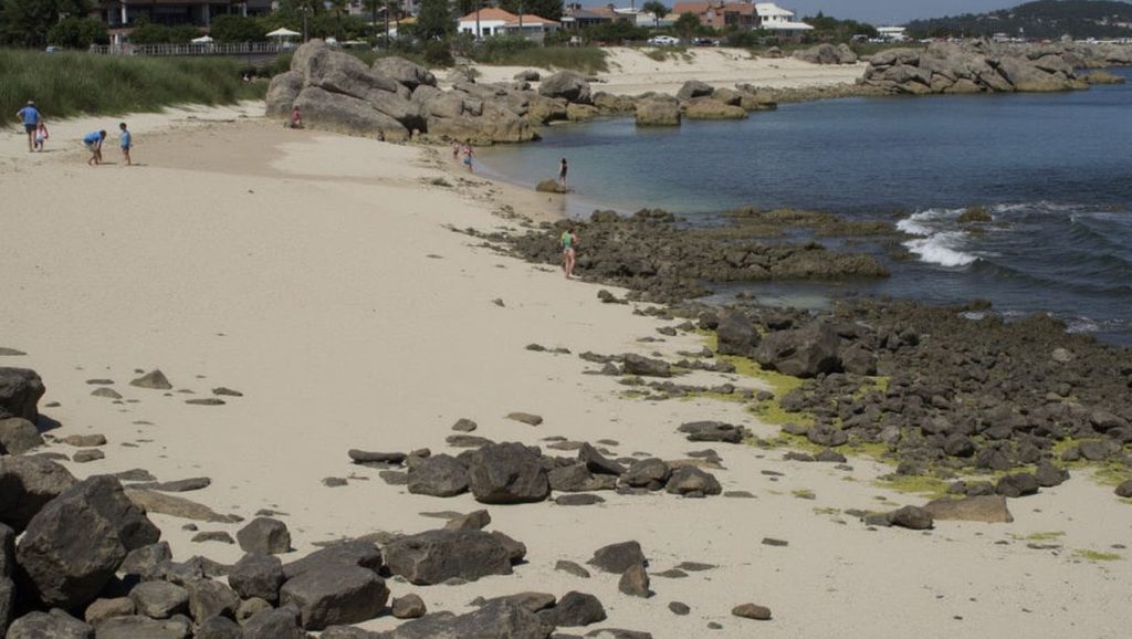 Panorámica de Praia de Farruco, Pontevedra