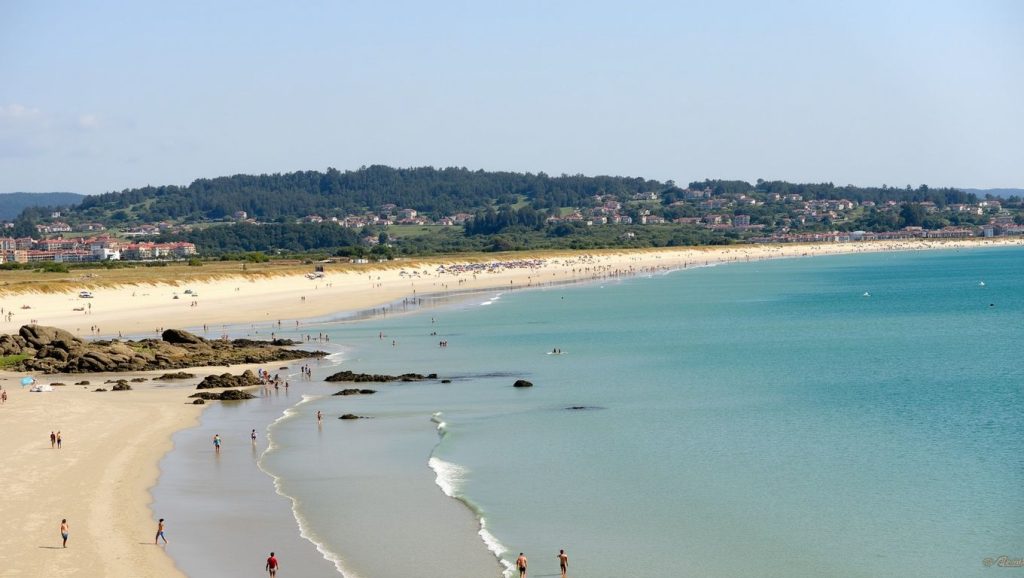 Entorno natural de Praia de Fieitoso en Pontevedra