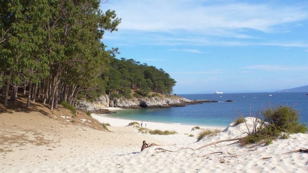 Ría y costa de Praia de Figueiras en Cariño, A Coruña
