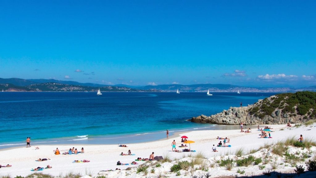 Entorno natural de Praia de Figueiras en A Coruña