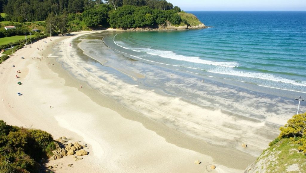 Praia de Fornos en Cariño (A Coruña)