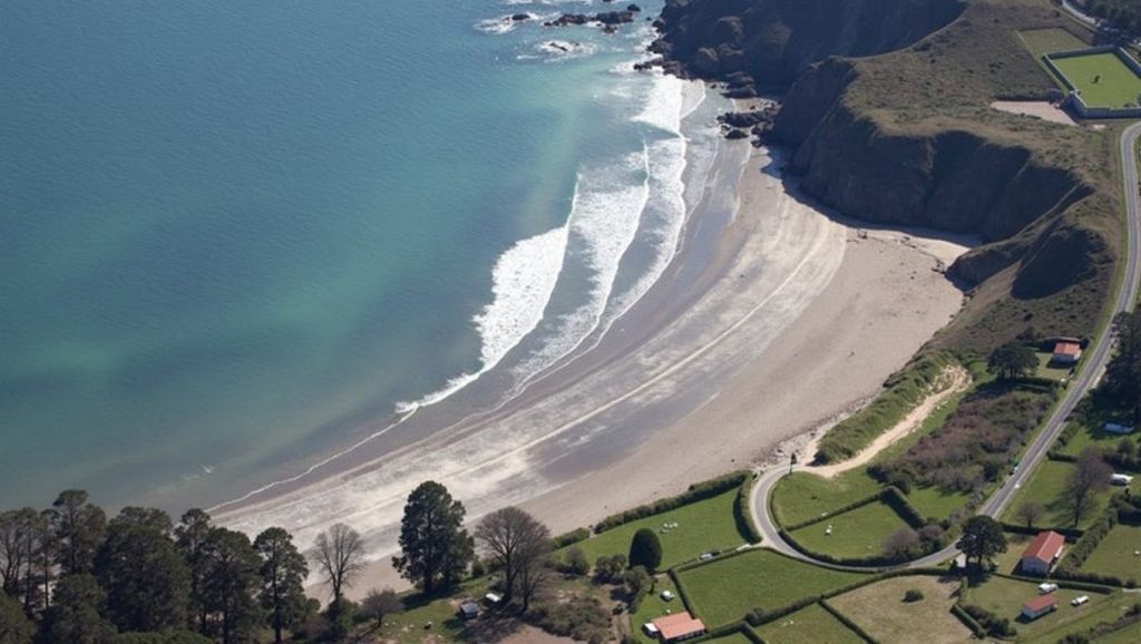 Arena de Praia de Fornos, Cariño (A Coruña)