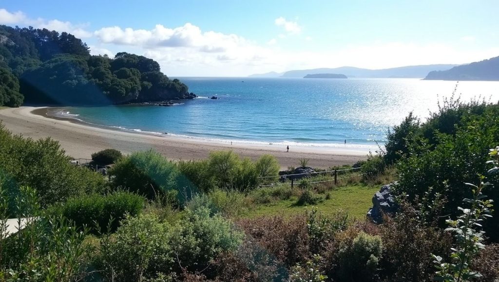 Entorno natural de Praia de Fornos en A Coruña