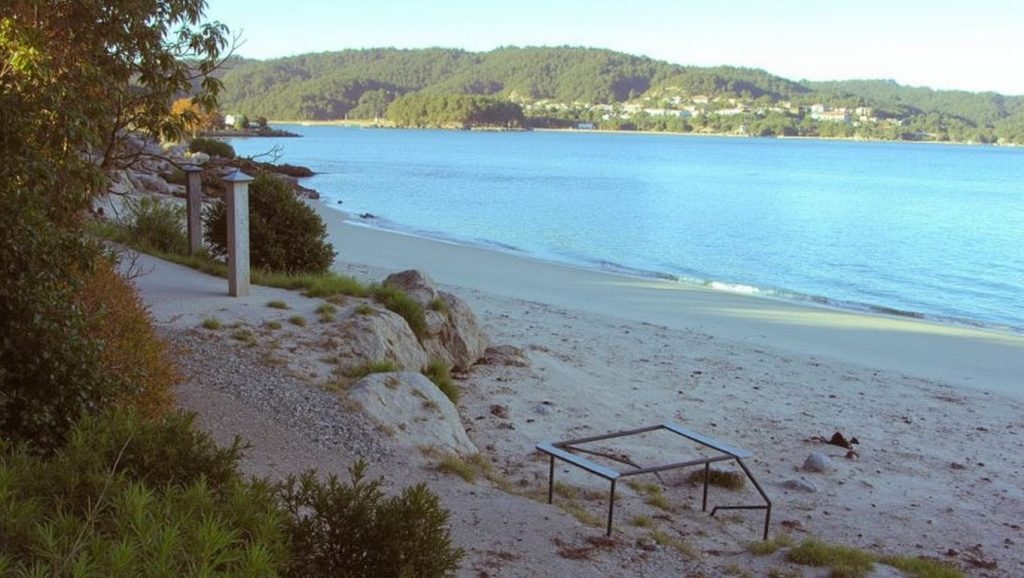 Praia de Francón en Cangas de Morrazo (Pontevedra)