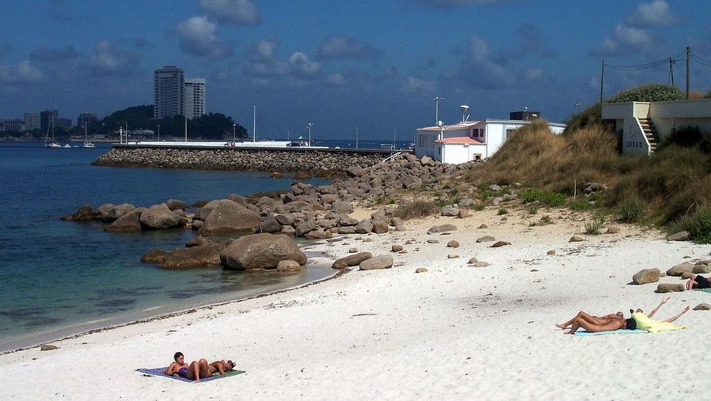 Arena de Praia de Fuchiños, Vigo (Pontevedra)