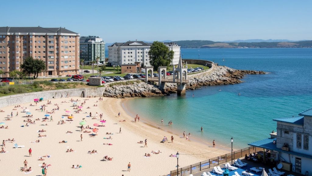 Praia de Gradín (Galicia) — playa en la costa de A Coruña