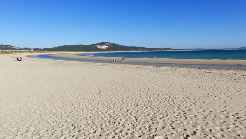 Playa Gradín en Galicia, A Coruña