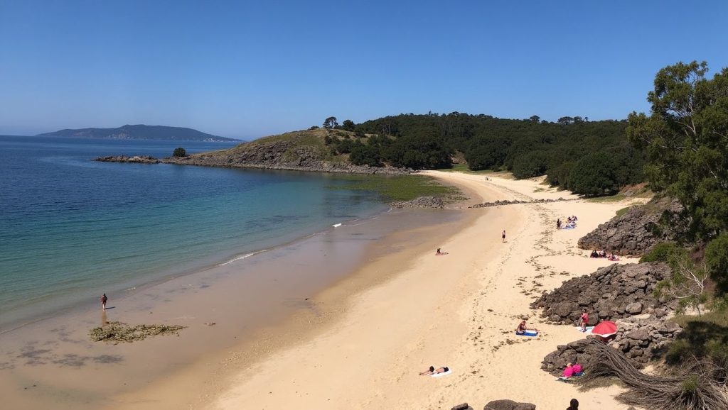 Praia de Gures en Cee (A Coruña)