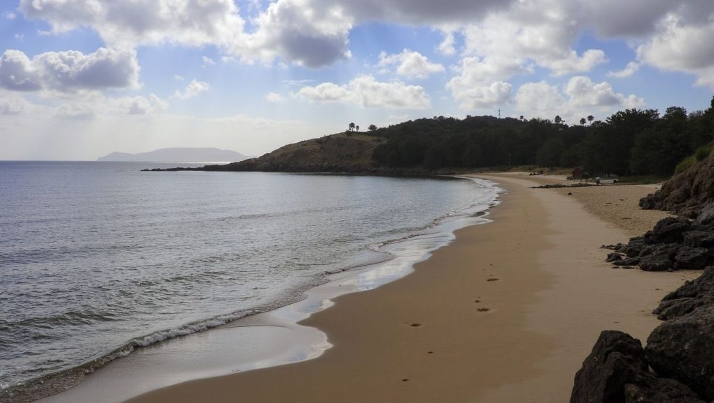 Aguas de Praia de Gures en Cee (A Coruña)