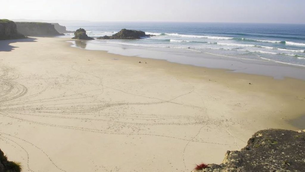 Entorno natural de Praia de Lóngara en Lugo