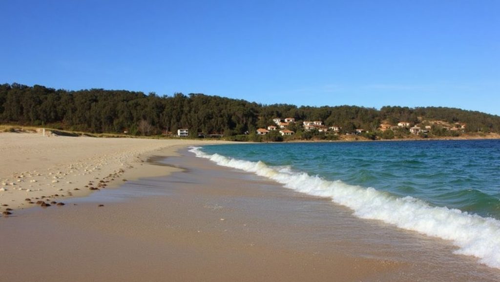 Arena de Praia de Lapamán, Marín (Pontevedra)