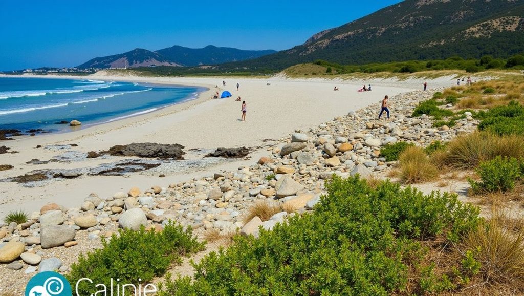 Playa de Praia de Lariño, Galicia, costa de A Coruña