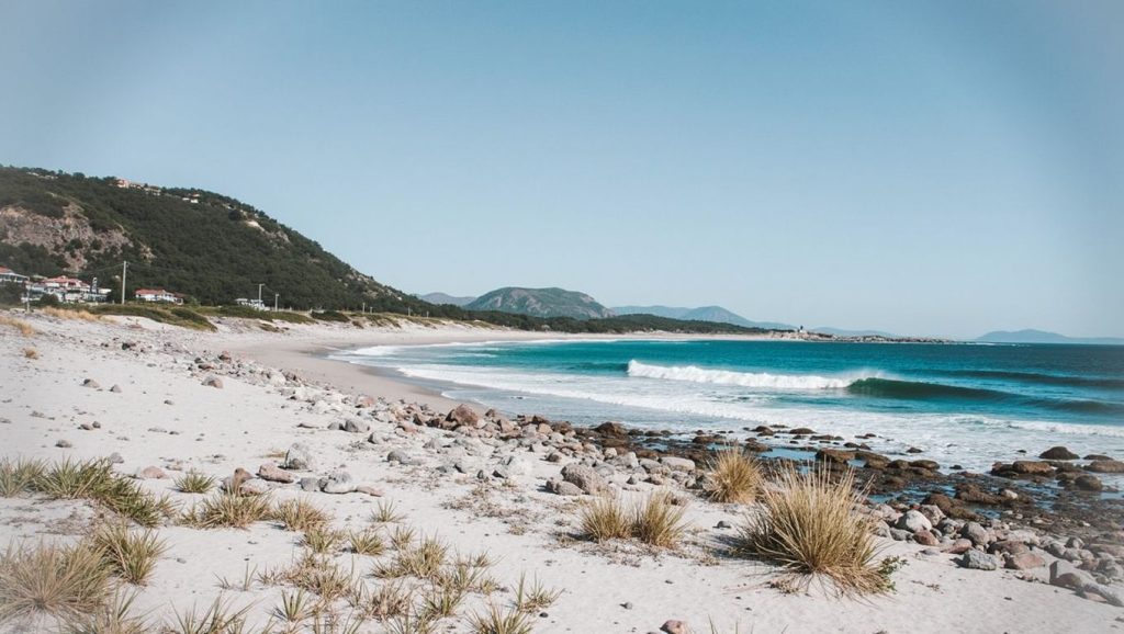 Vista del entorno de Lariño, Galicia, A Coruña