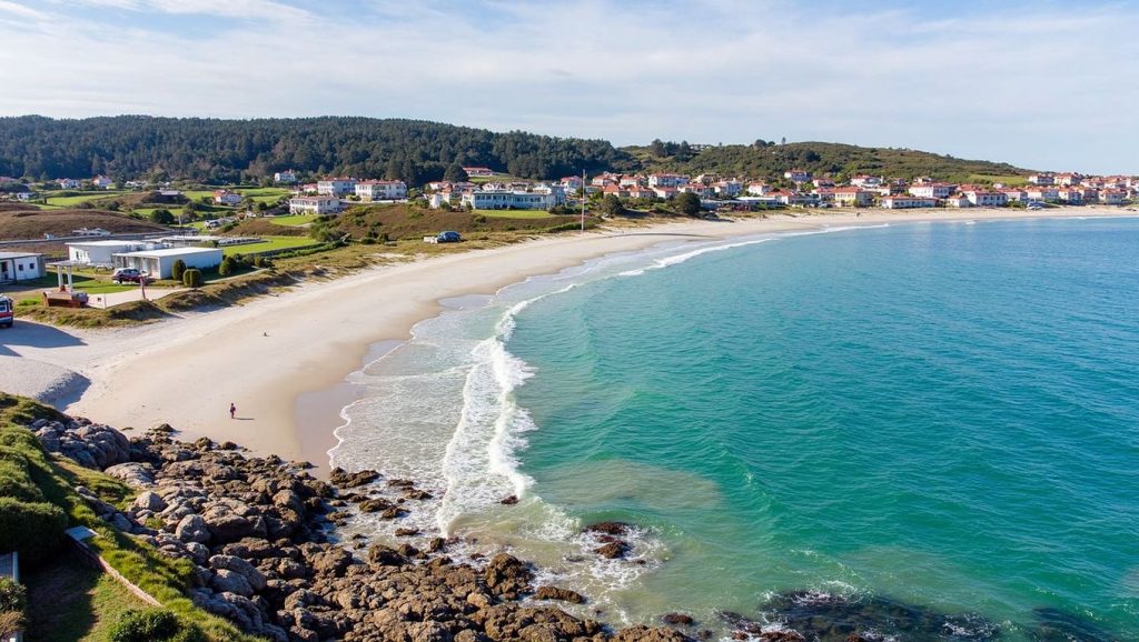 Aguas de Praia de Laxe en Laxe (A Coruña)