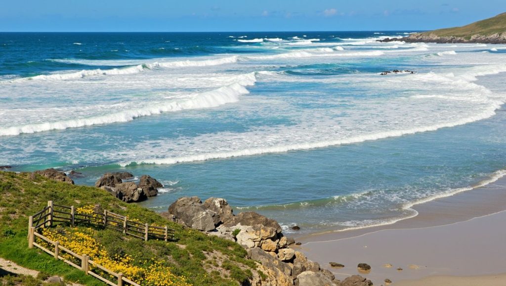 Praia de Leira en Carballo (A Coruña)