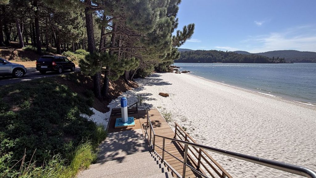 Aguas de Praia de Lingunde en Camariñas (A Coruña)