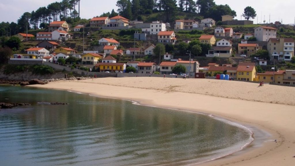 Praia de Loira en Marín (Pontevedra)