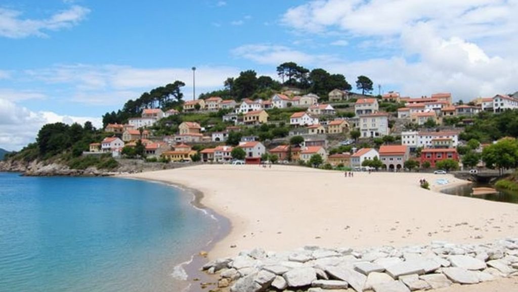 Aguas de Praia de Loira en Marín (Pontevedra)