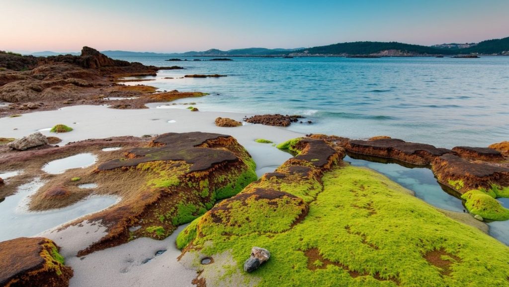 Praia de Lumebó en Galicia (A Coruña)