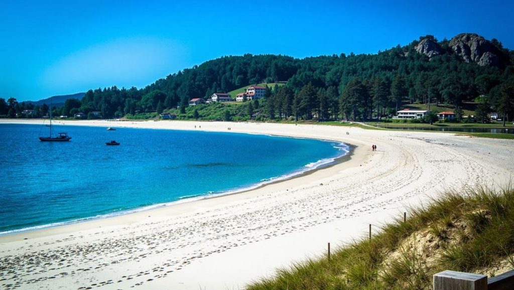 Arena de Praia de Maniños, Galicia (A Coruña)