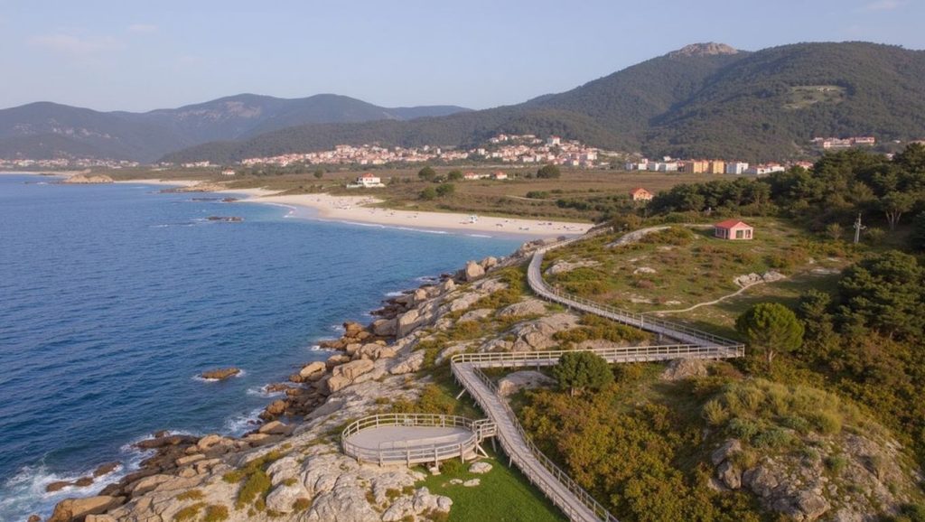 Praia de Mar de Lira en Carnota (A Coruña)