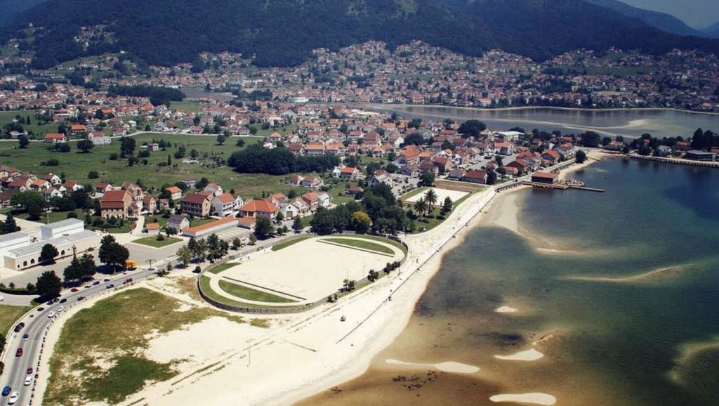 Praia de Meira en Moaña (Pontevedra)