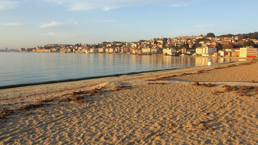 Panorámica de Praia de Meira, Pontevedra