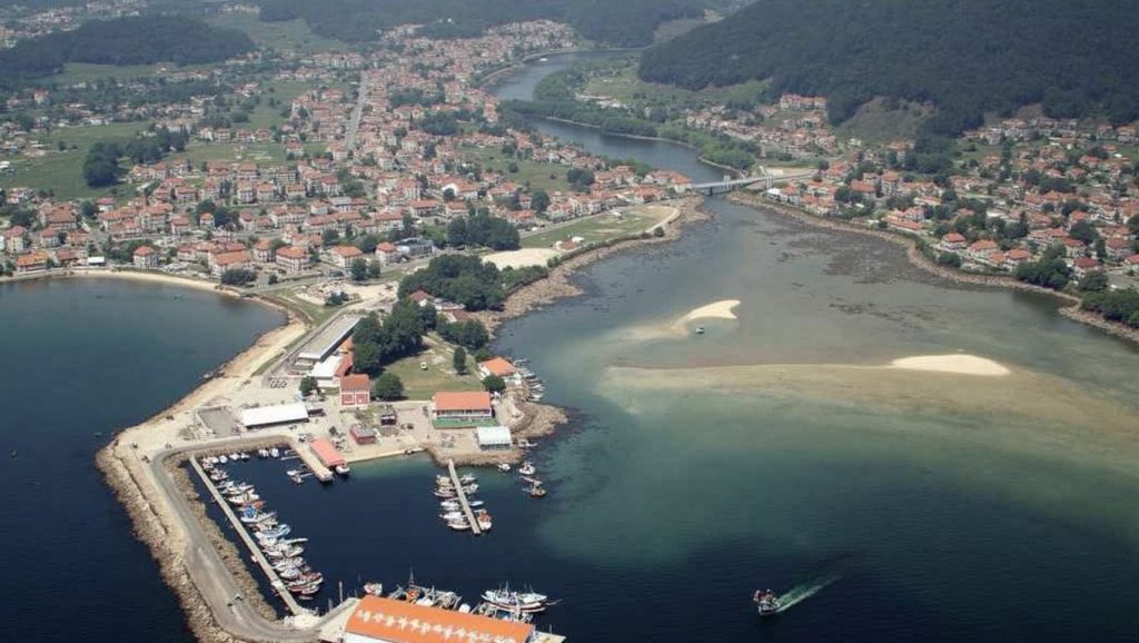 Ría y costa de Praia de Meira en Moaña, Pontevedra