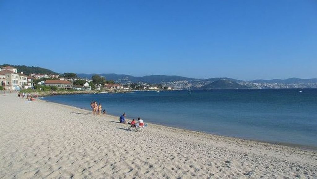 Arena de Praia de Meira, Moaña (Pontevedra)
